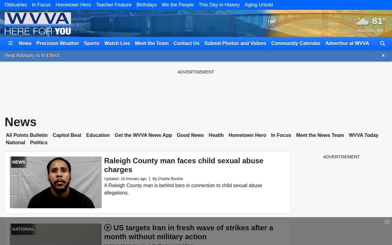 Wyoming County crime news source view from WVVA