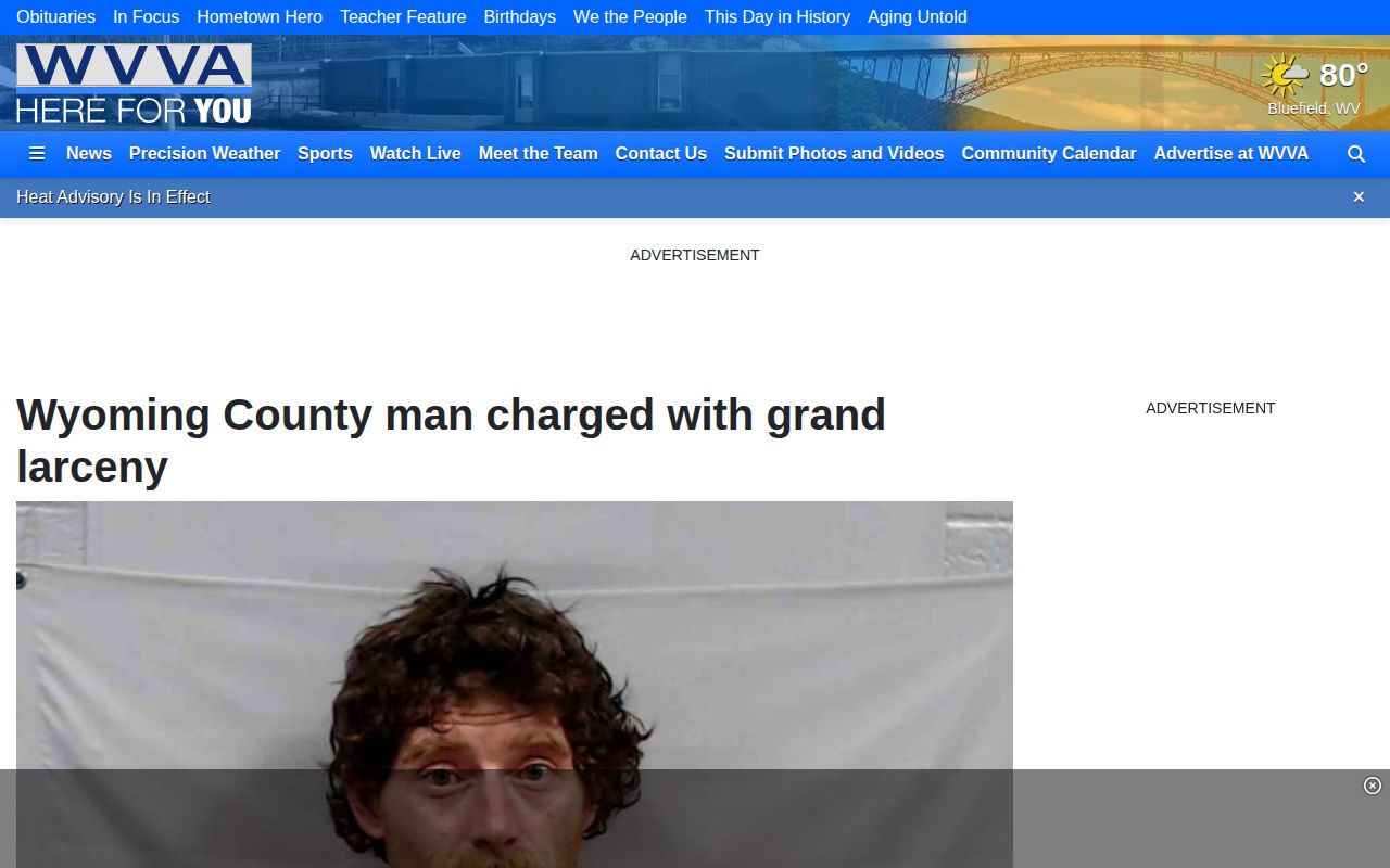 Wyoming County crime news source for an Oceana police story